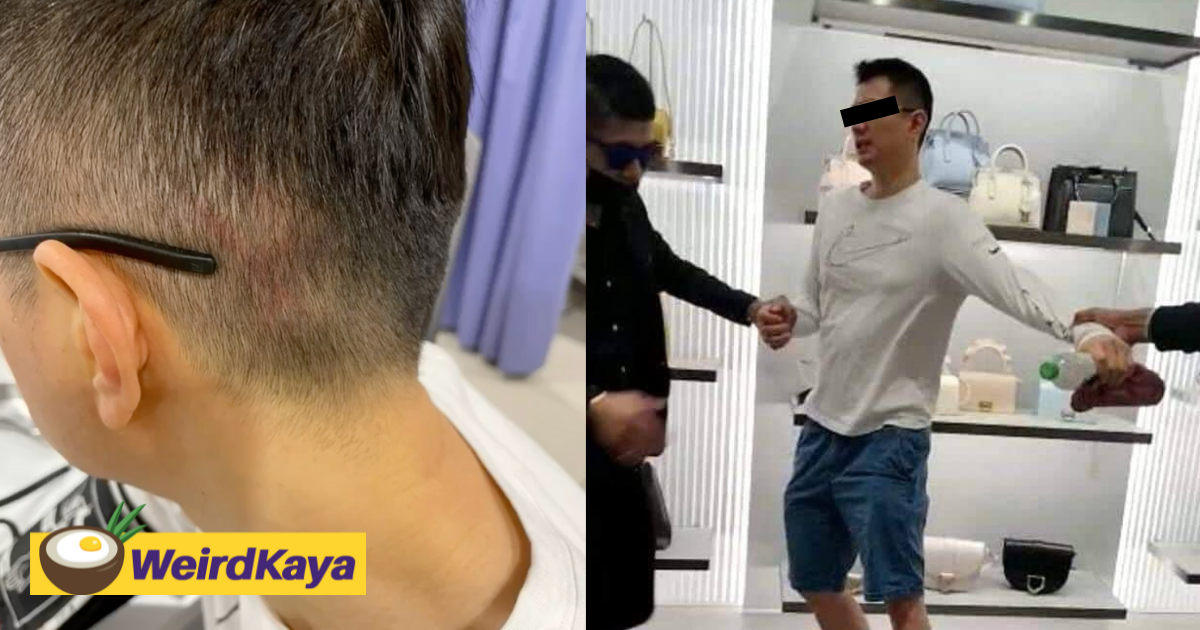 M’sian influencer beaten up at shopping mall for allegedly flirting with another man’s wife | weirdkaya