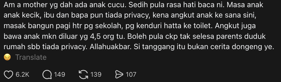 M’sian Tired Of Parents Staying At Her Home For Weeks, Says She Has No Privacy & Gets Little Help With Kids