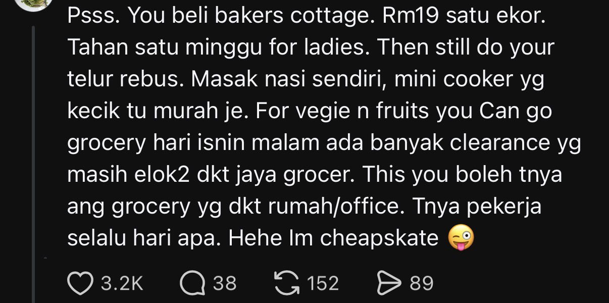 M’sian Woman Survives On RM2.50 Nasi Lemak Daily After Being Left With RM718 For The Month