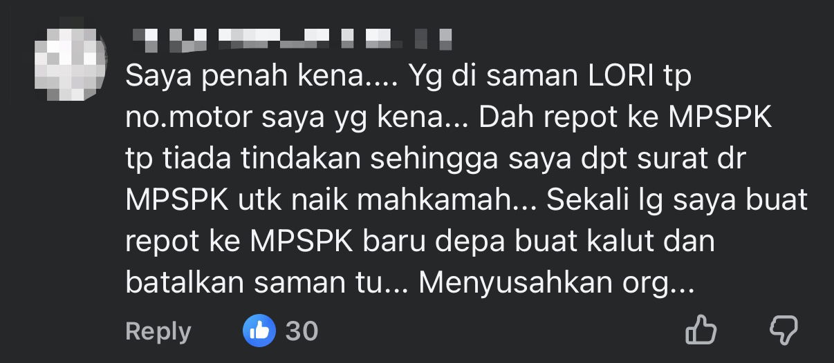 'I'm Innocent!' — M'sian Wrongly Fined After SP City Council Keys In Wrong Car Plate Number comment 3
