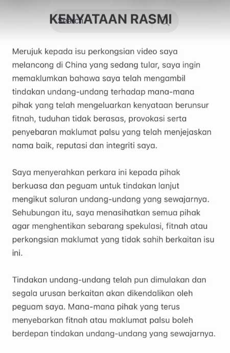 Msian mocks China citizens part 2 (1)