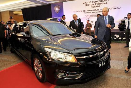 Najib old Proton perdana