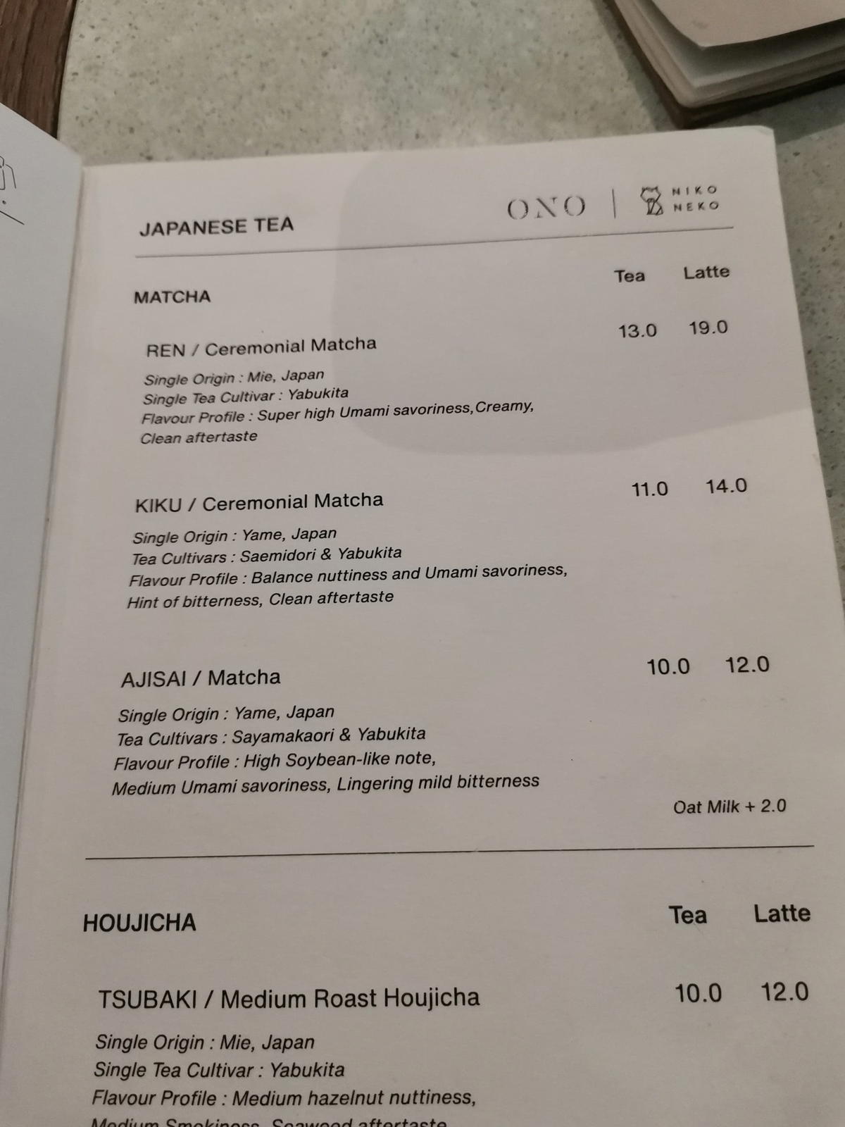 Better together? Taking on ono cafe's unique coffee and matcha combination | weirdkaya