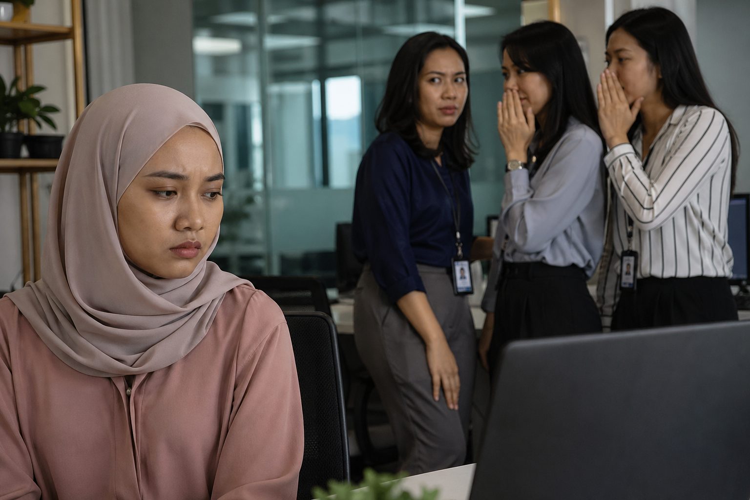 Office gossip filmed in secret (2)