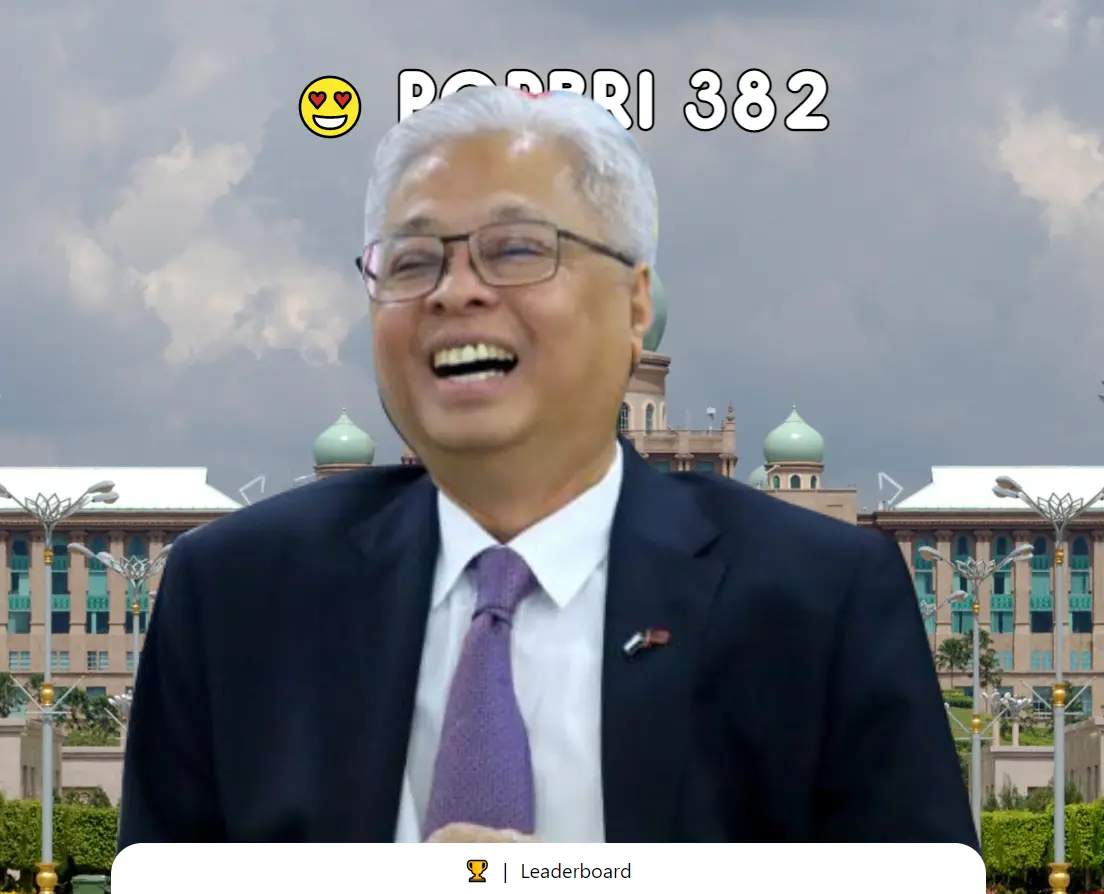 Pop goes ismail sabri? Netizen creates 'popbri' clicker game featuring iconic 'pkp-pkpd-pkpb' speech | weirdkaya