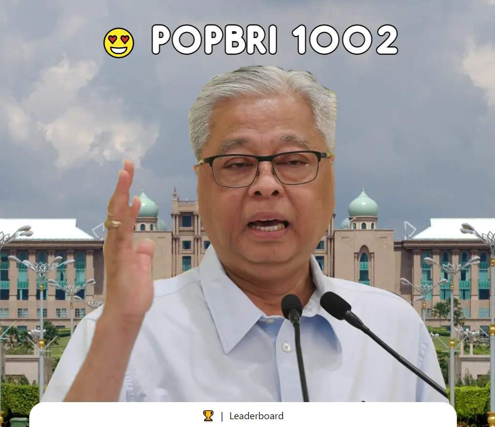 Pop goes ismail sabri? Netizen creates 'popbri' clicker game featuring iconic 'pkp-pkpd-pkpb' speech | weirdkaya