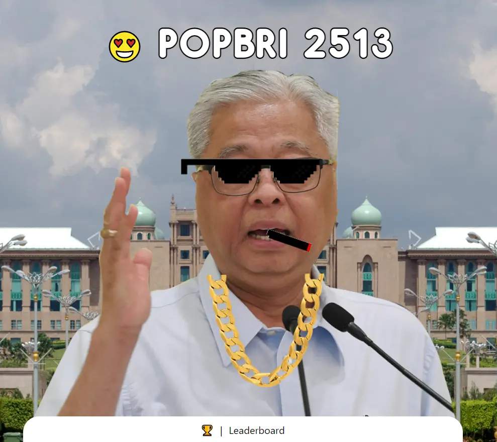 Pop goes ismail sabri? Netizen creates 'popbri' clicker game featuring iconic 'pkp-pkpd-pkpb' speech | weirdkaya