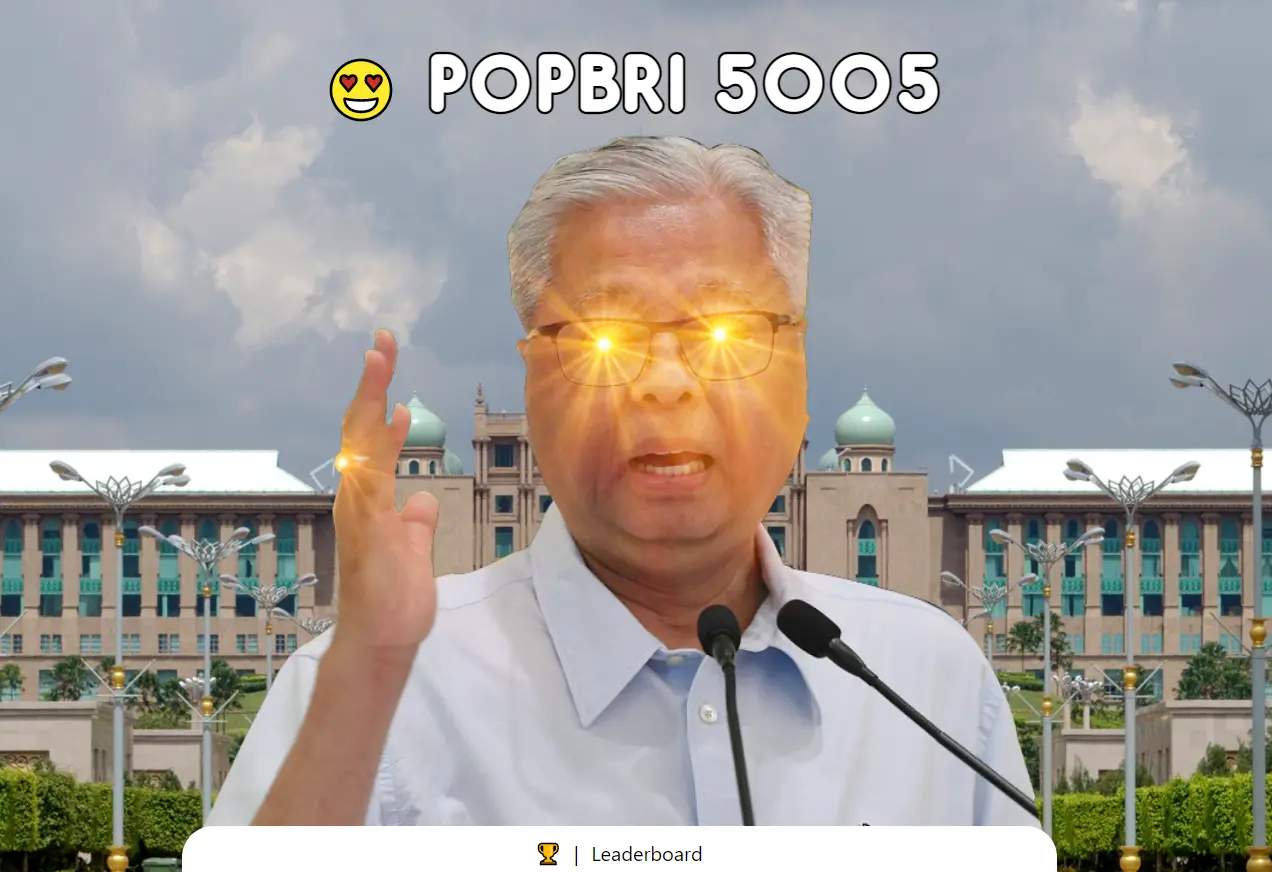 Pop goes ismail sabri? Netizen creates 'popbri' clicker game featuring iconic 'pkp-pkpd-pkpb' speech | weirdkaya