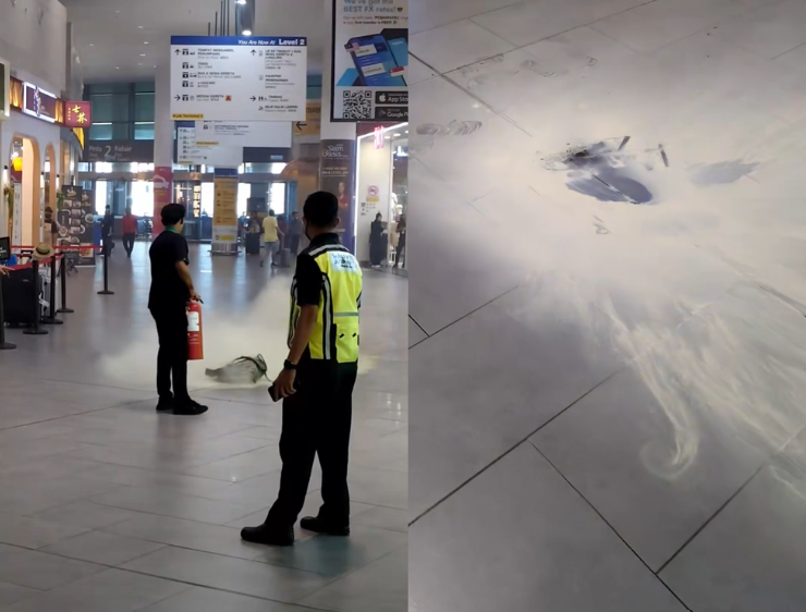 Power bank fire KLIA 2 (2)