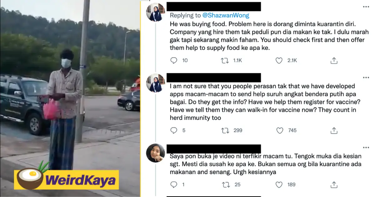 Netizens defend foreign worker who was seen with a pink bracelet | weirdkaya