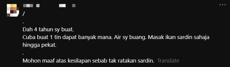 M'sian Shocked By RM4 Sandwich Which Had Too Much Bread & Too Little Sardine comment 3