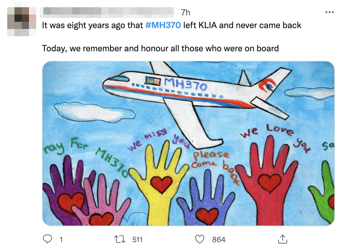 Lest we forget: in remembrance of #mh370 8 years on | weirdkaya