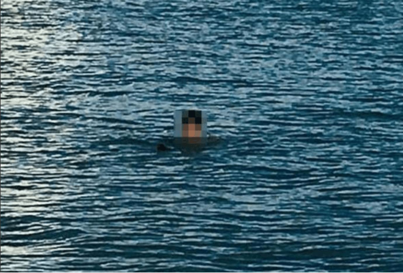 Man attempts to swim across penang straits