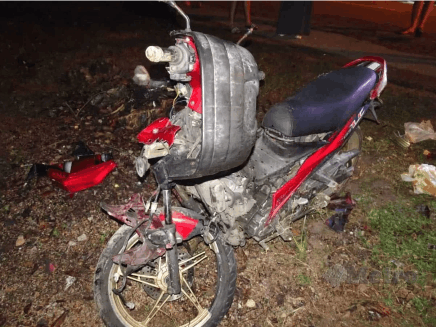 High school student underage for driving motorcycle dies of colliding accident