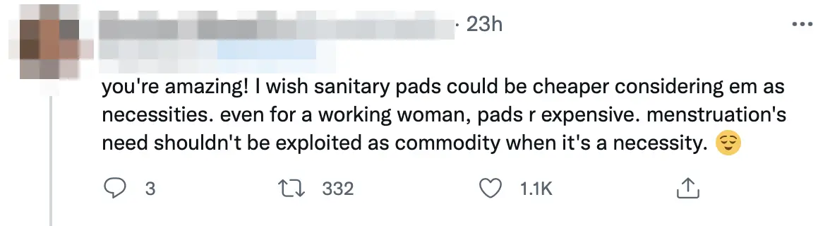 Netizen sheds light to period poverty as she buys sanitary products for 12-year-old girl | weirdkaya