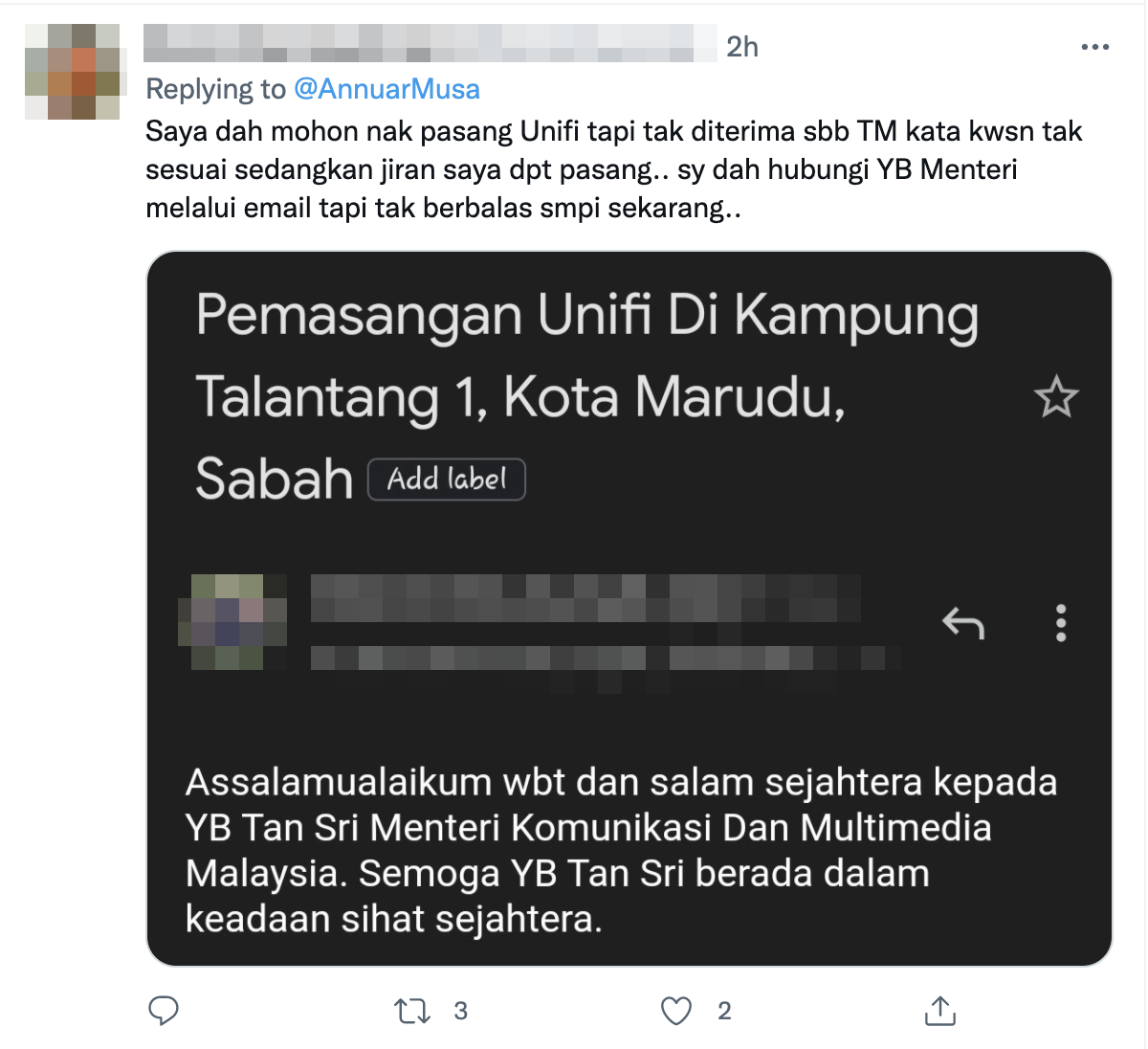 Stuck in the past? Netizens annoyed by annuar musa's celebration of 5g's arrival by streaming 1080p youtube videos | weirdkaya