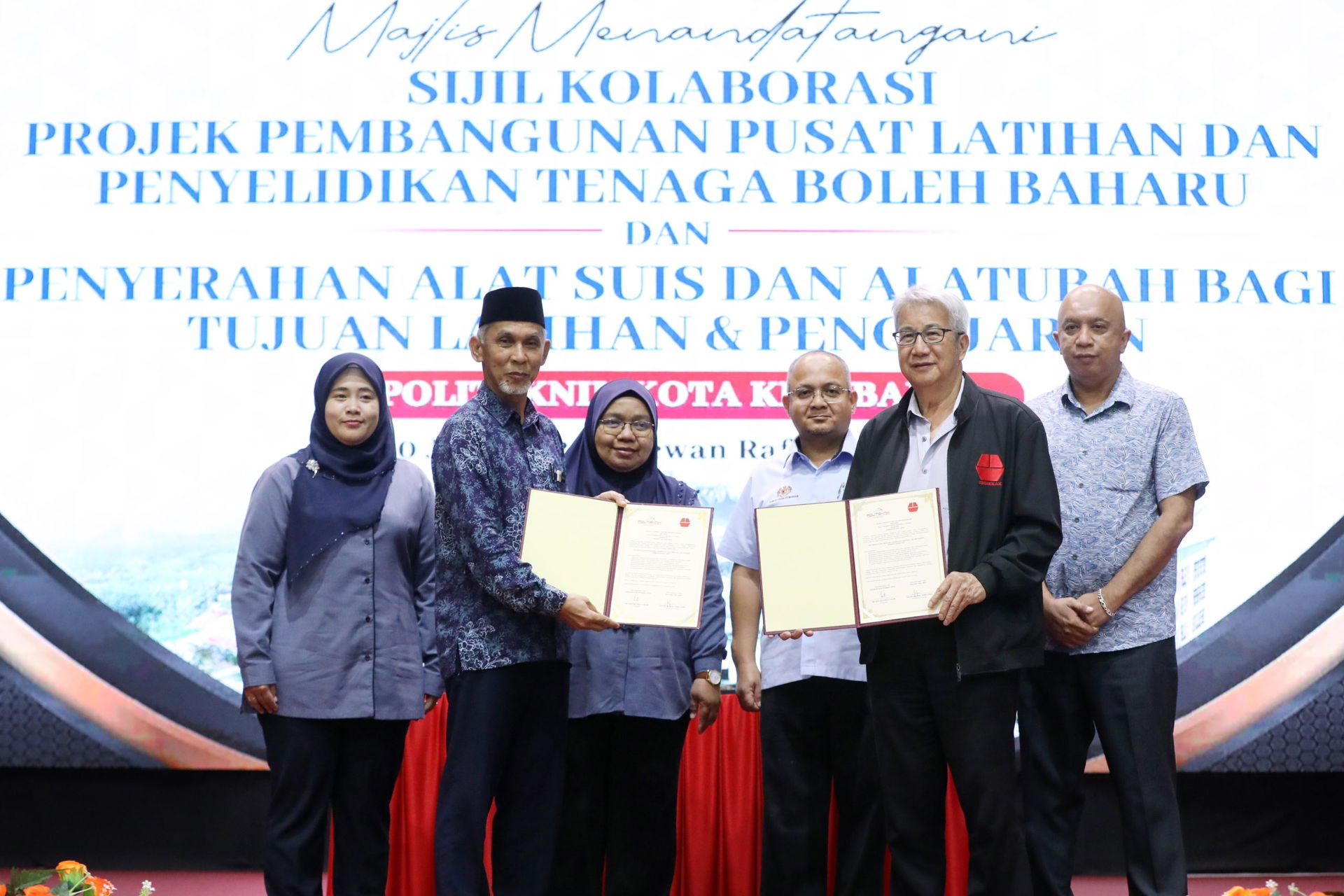 Signing ceremony of the Collaboration Agreement for the Development of a Renewable Energy Training and Research Centre