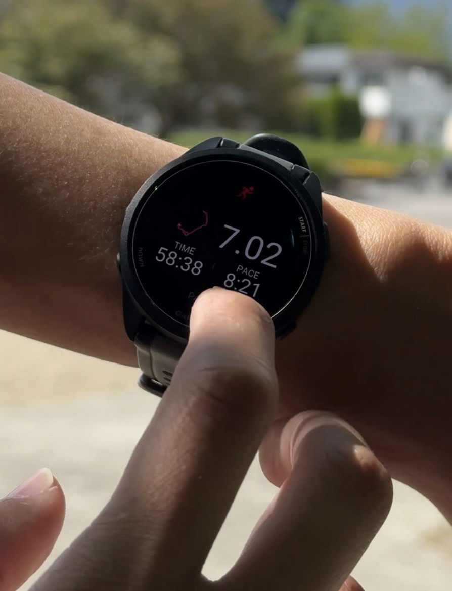 Strava on watch