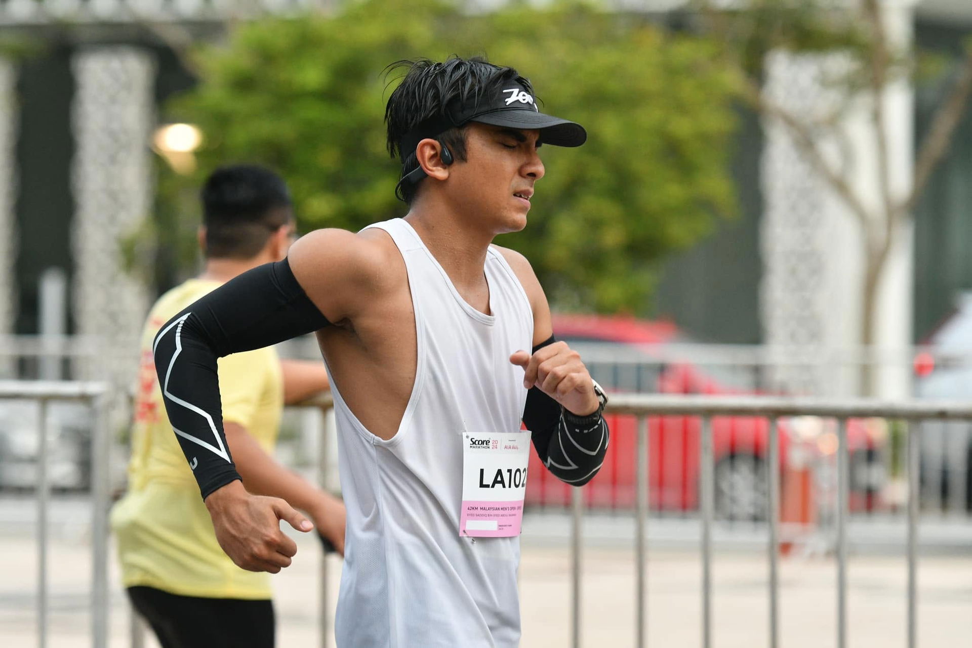 Syed Saddiq running