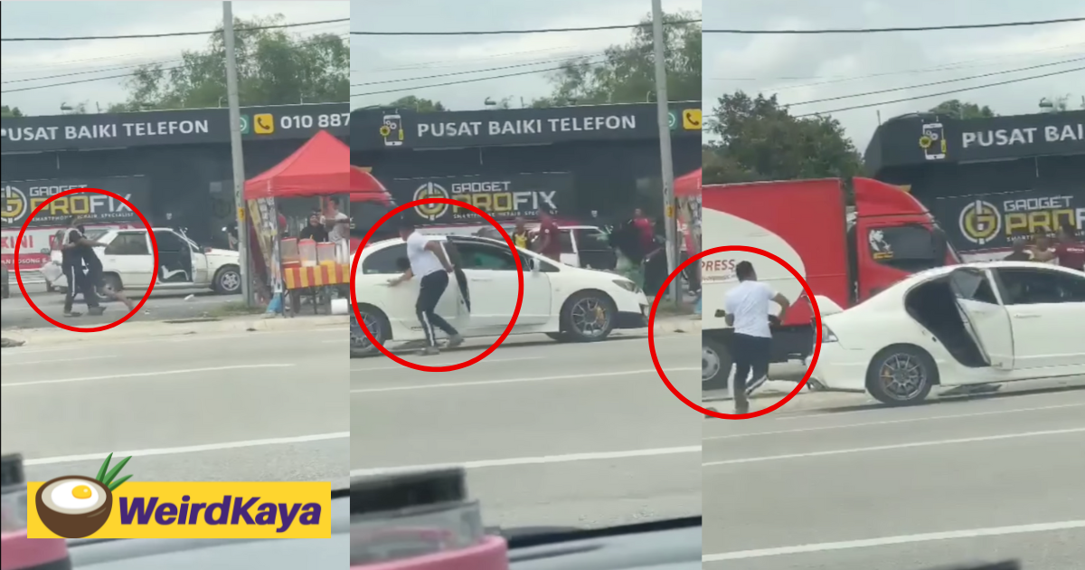 Tenant and landlord engage in pasir mas roadside fight due to increase in rent | weirdkaya