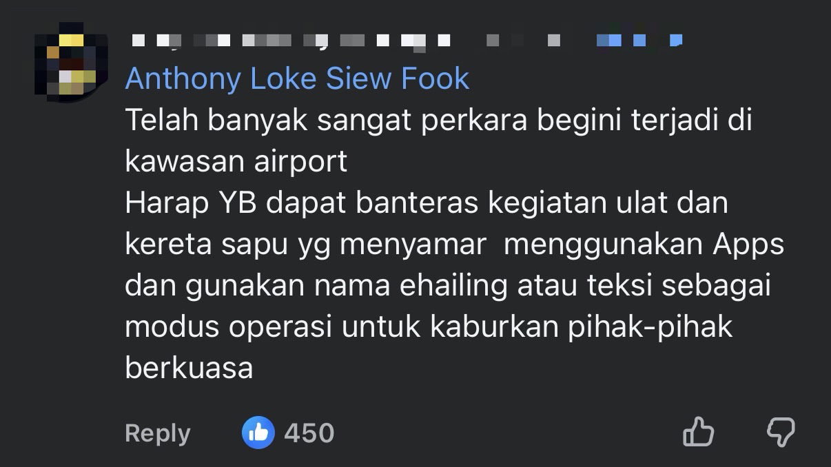 Tourist Claimed He Was Forced To Pay RM300 For Ride From KLIA's Terminal 2 To Terminal 1 comment 1