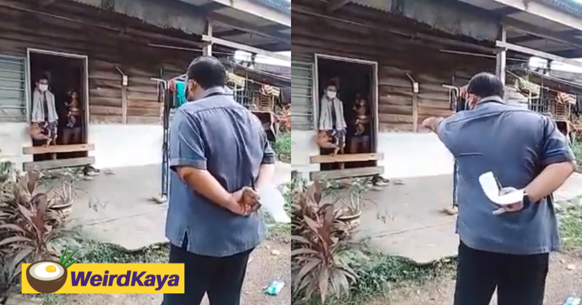 [video] village head reprimands siblings for breaking covid rules to meet friends | weirdkaya
