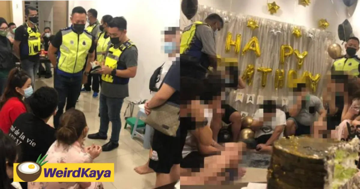 Private house party in penang raided by police following noise complaint | weirdkaya