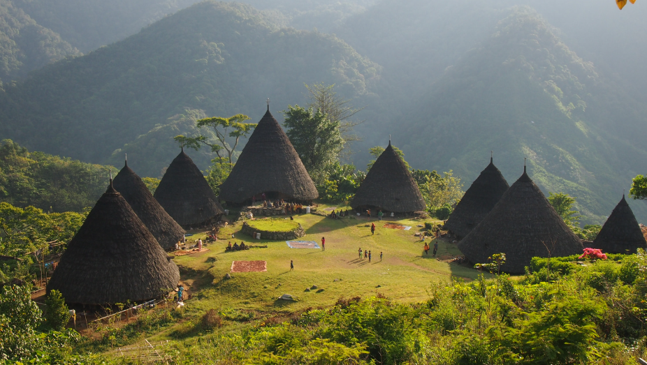 Village in Flores, Indonesia