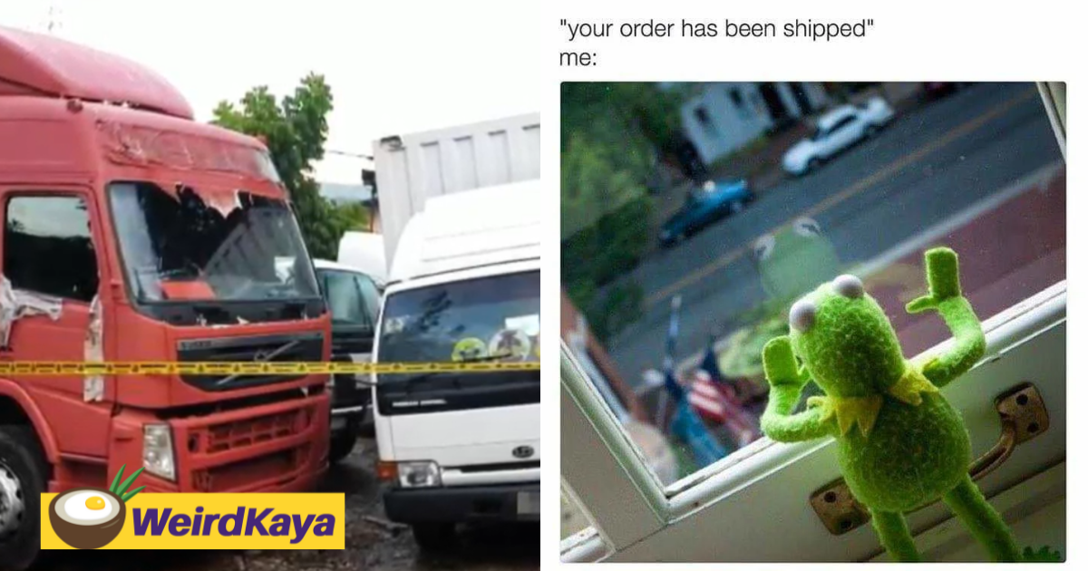 Lorry carrying shopee parcels recovered by police, resulting in three arrests | weirdkaya