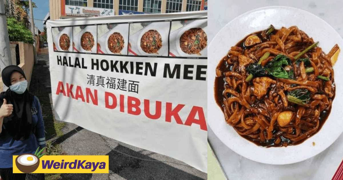Johor couple turns to selling halal Hokkien Mee after losing their jobs during COVID-19