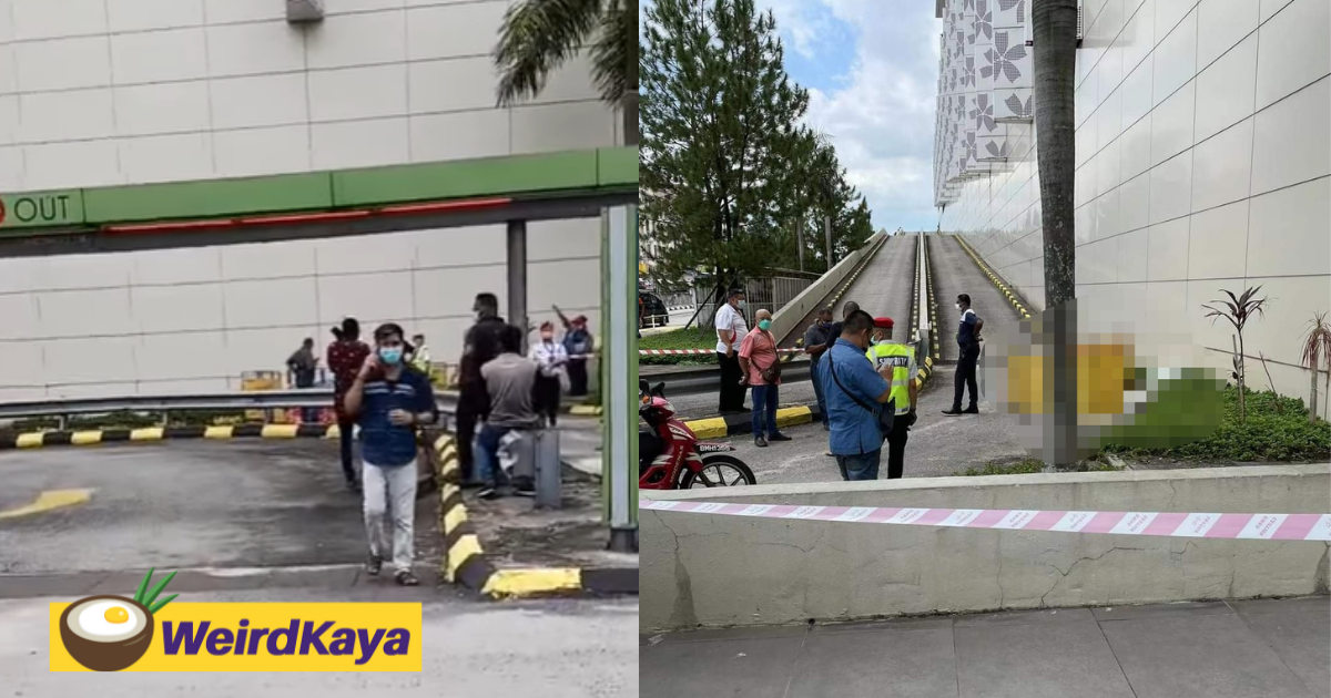 Woman falls to her death at Klang Parade in an apparent suicide