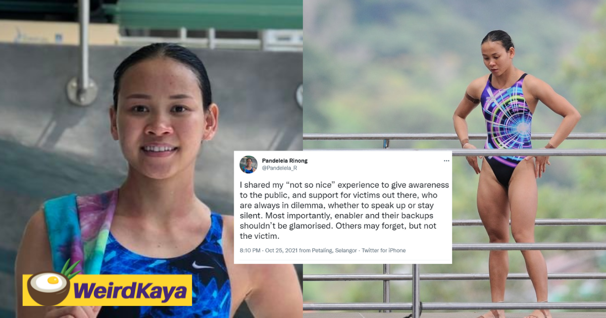 'the victims will never forget' pandelela defends decision to reveal past trauma to raise awareness | weirdkaya