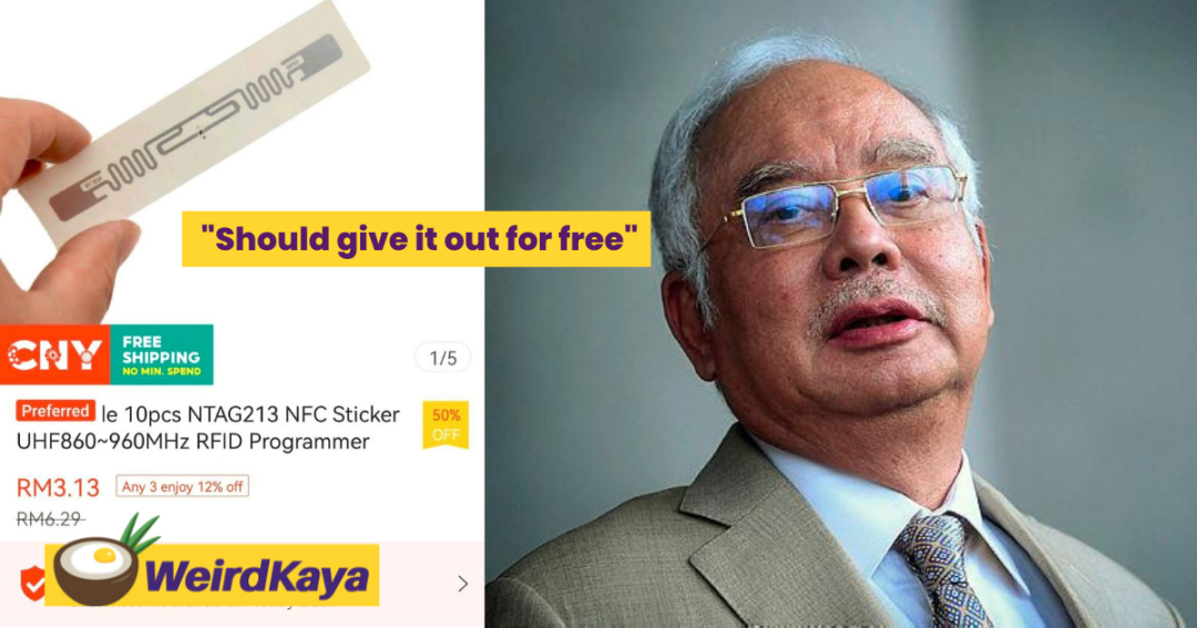 'Why so expensive?' Najib questions reason in charging RM35 for RFID tag