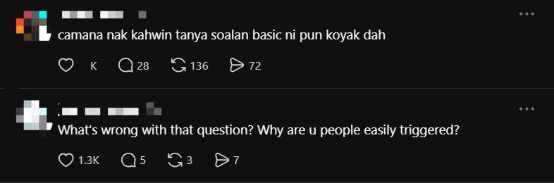 M'sian Woman Put Off By Man Who Asked Whether She Cooks On Dating App comment 1