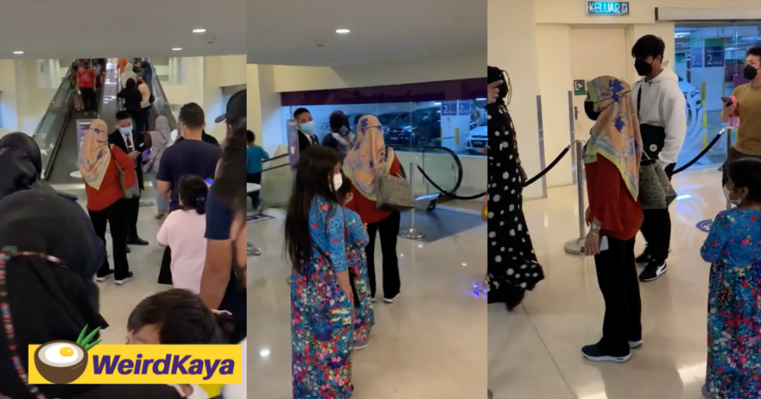 Woman vents her anger on security in KLCC after she was denied entry despite showing her MySejahtera
