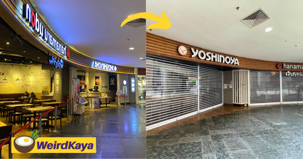 Yoshinoya hanamaru in midvalley ceases operation after 7 years, set to exit malaysian market completely | weirdkaya