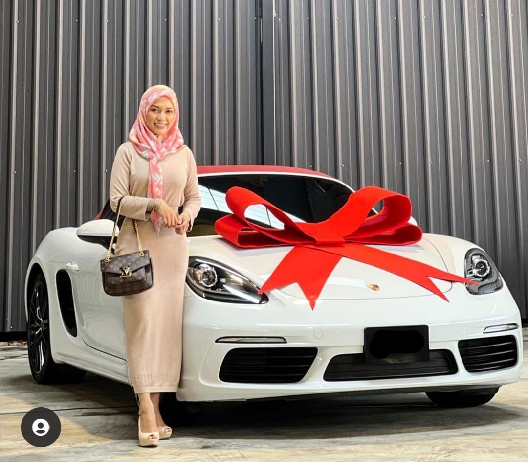 Local actress zara zya fulfils lifelong porsche dream after faithfully saving for a year | weirdkaya