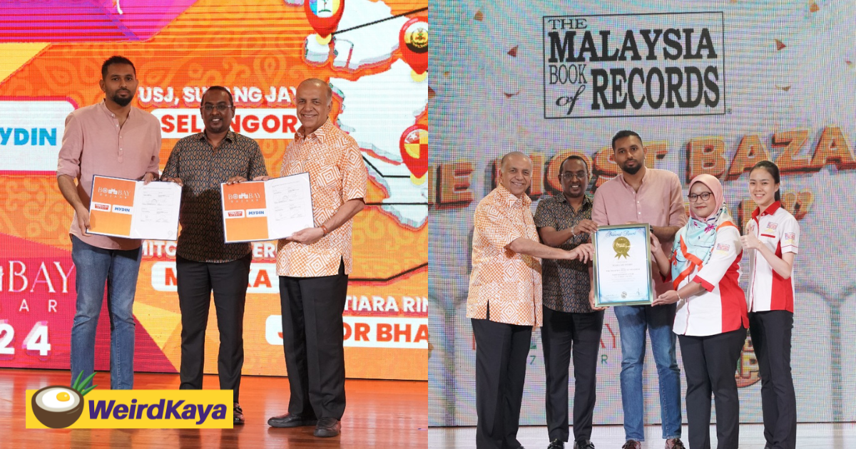 A new record created by taaka lee sdn bhd and bombay bazaar launching with mydin | weirdkaya