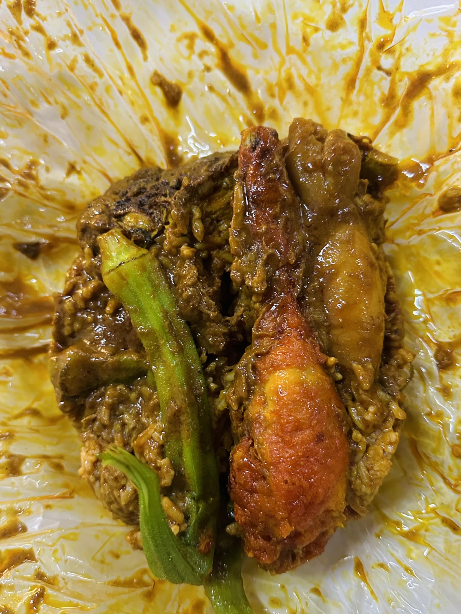 A plate of nasi kandar