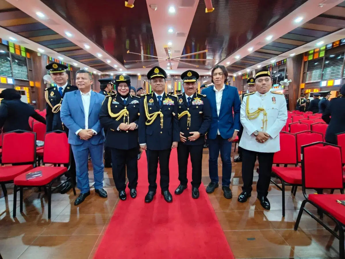 Aedy Fadly during his attendance at the JPJ Setia Assembly at Universiti Malaysia Kelantan UMK
