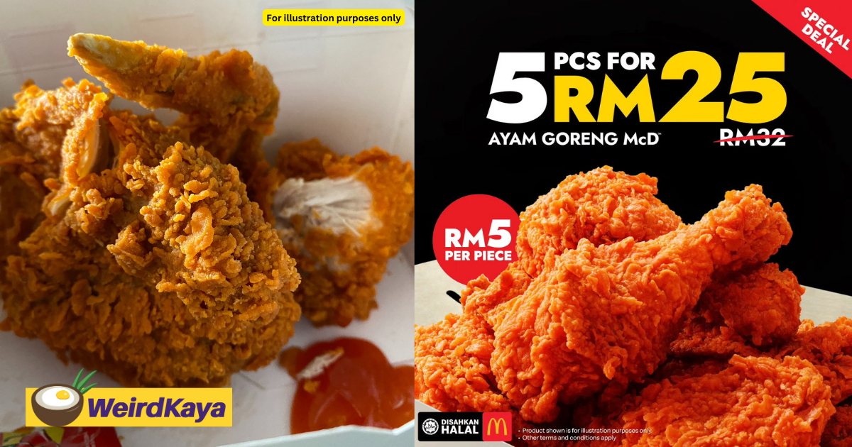 After ayam goreng set discount, mcdonald's m'sia lowers 5-piece fried chicken set price by rm7 | weirdkaya