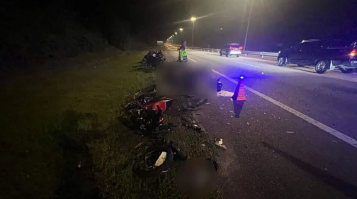 Aftermath of mat rempit crash on jul 28