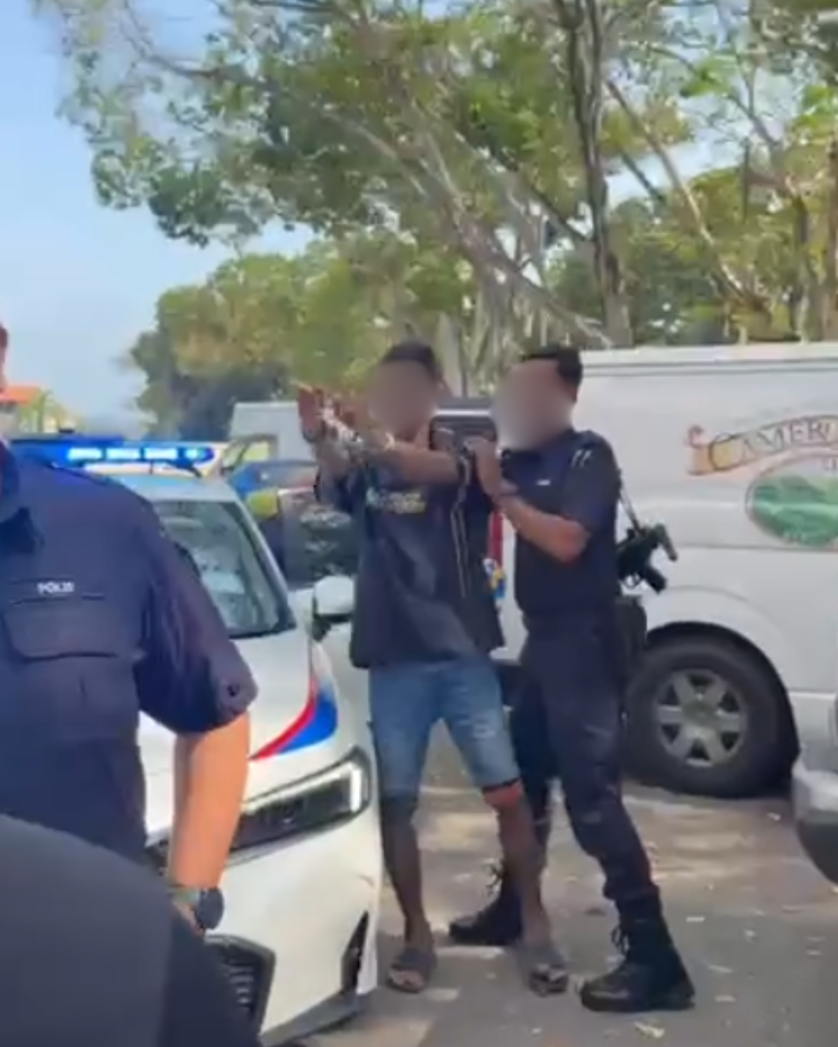 Aggressive man arrested (2)