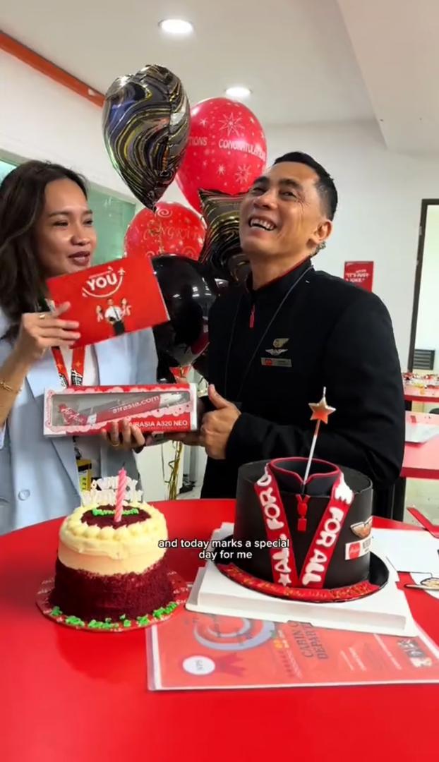 Airasia happy to receive retirement gift