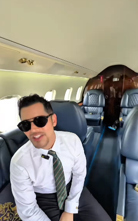 aliff syukri and his private jet