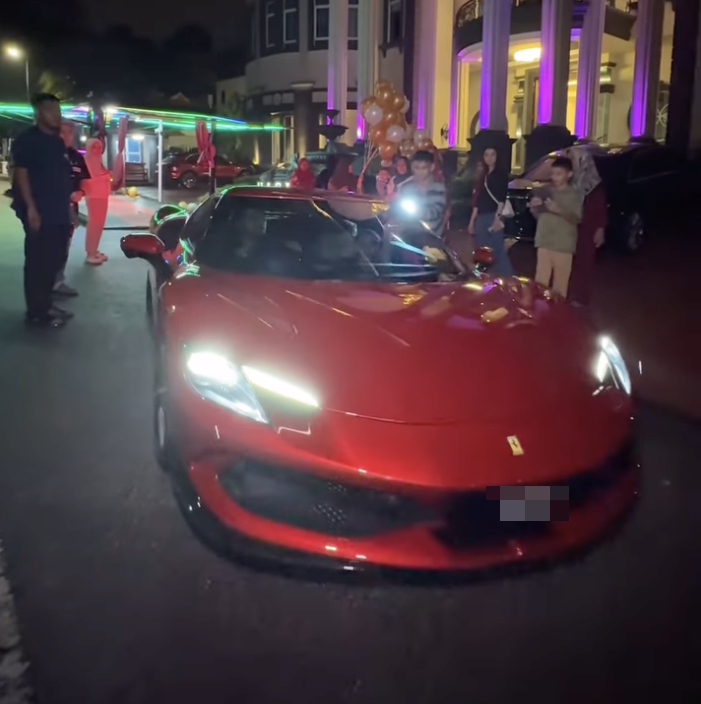 Aliff syukri gets ferrari from wife