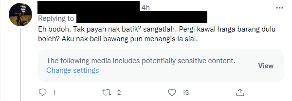 Netizen unhappy over the announcement