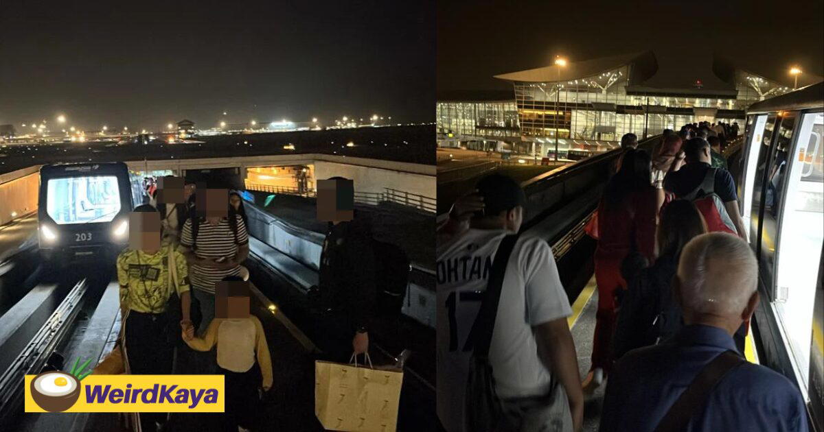 Passengers Forced To Walk Along Train Tracks In The Dark After Aerotrain Breaks Down Yet Again