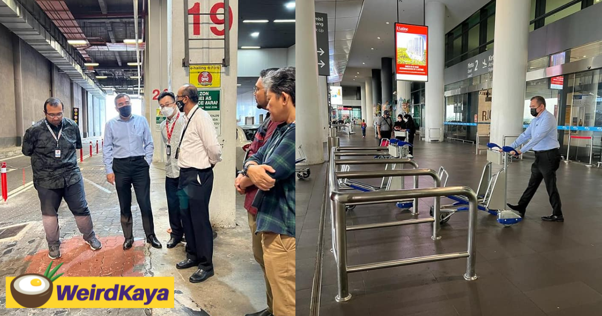 Anthony loke conducts ‘spotcheck’ again, this time at klia2 | weirdkaya