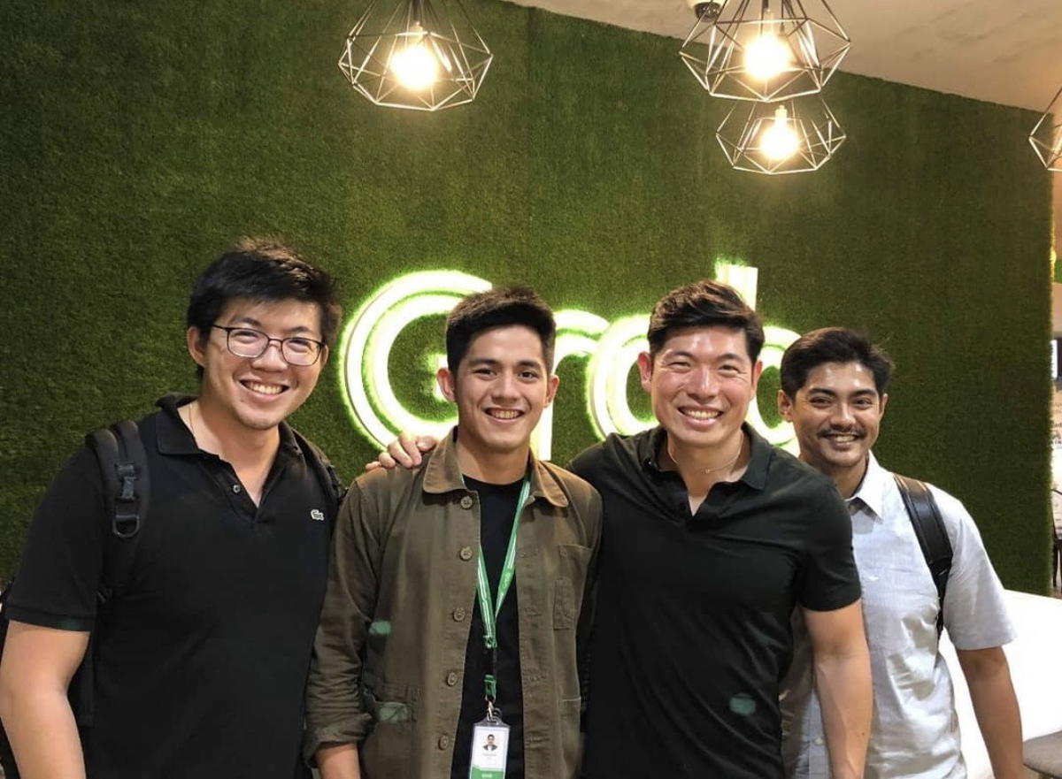 Anthony Tan with colleagues